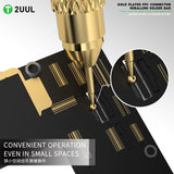 2UUL SC98 Gold Plated FPC Connector Reballing Solder Bar 3 Bars with Ultralight Carbon Fiber Holder Set