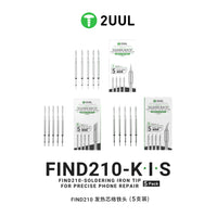 2UUL K I S Soldering Iron Tip for C210 Soldering Station (5 Pack)