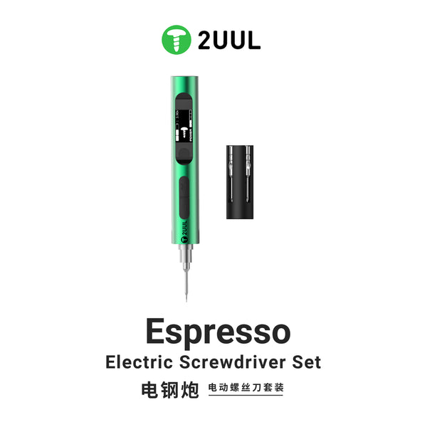 2UUL SD11 Espresso Electric Screwdriver Set Designed for Phone Repair