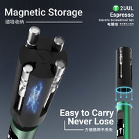 2UUL SD11 Espresso Electric Screwdriver Set Designed for Phone Repair