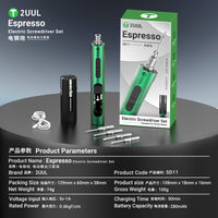 2UUL SD11 Espresso Electric Screwdriver Set Designed for Phone Repair