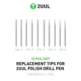 2UUL DA82 Replacement Tips for 2UUL Polish Drill Pen 10pcs/set