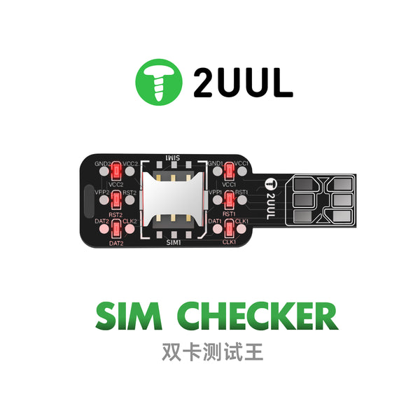 2UUL SM01 Dual SIM Checker Card Quick Test Board